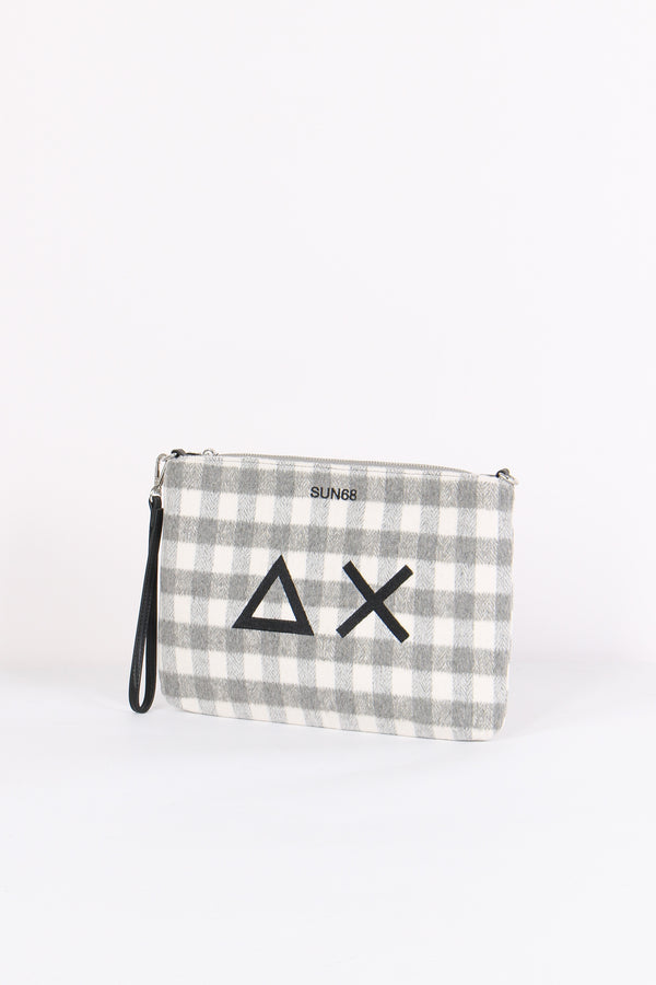 Pochette Check Grigio-2