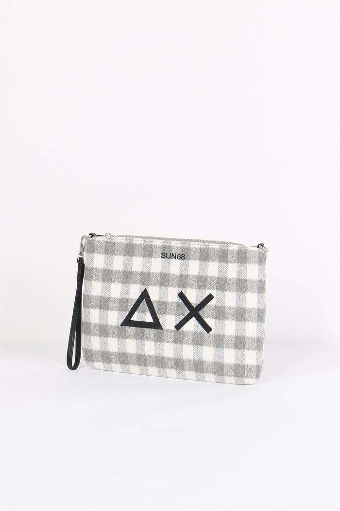 Pochette Check Grigio-2
