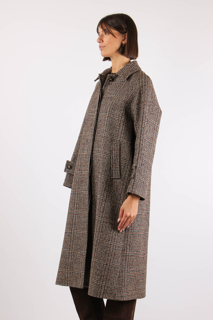 Cappotto Loden Principe Galles Bruciato-4