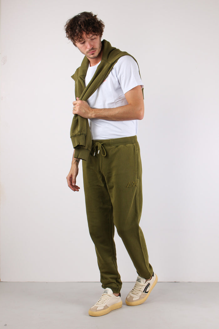 Pantalone Felpa Delavee Militare-4