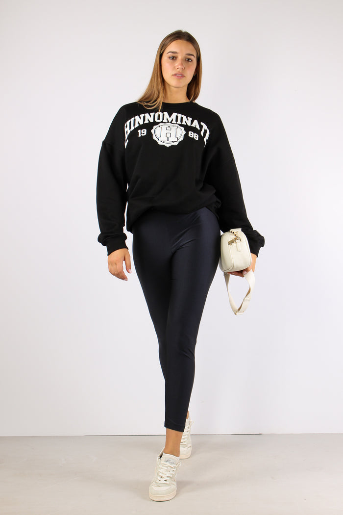 Felpa College Nero-5