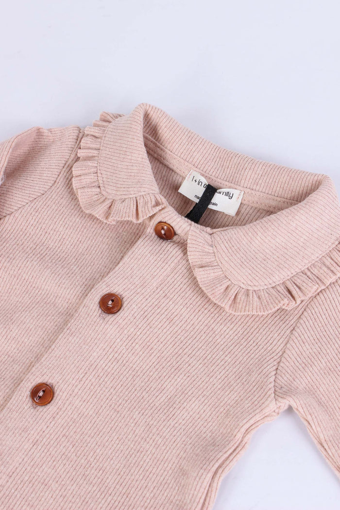 Camicia Coste Caldo Cotone Nude-3