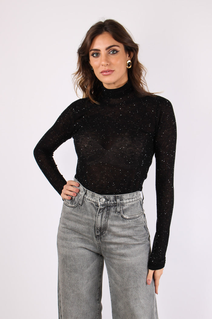 Pico Collo Alto Strass Nero Limousine-4