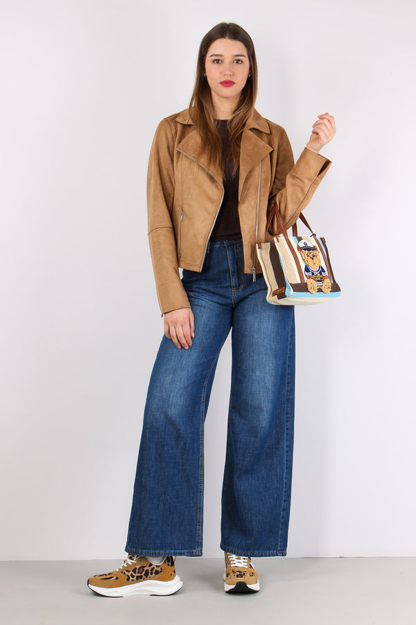Selene Denim Palazzo Denim Scuro
