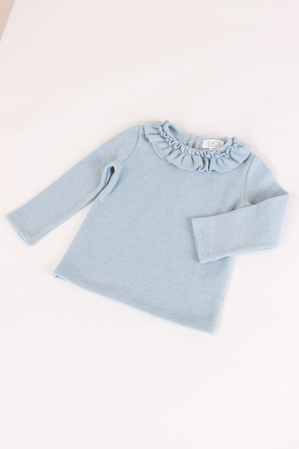 T-shirt Caldo Cotone Rouges Azzurro-2