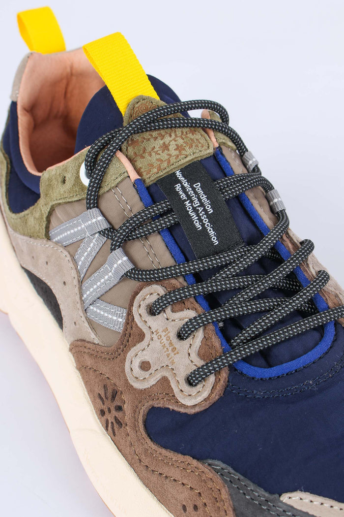 Sneakers Yamano 3 Suede/nylon Dark Grey/brown-4