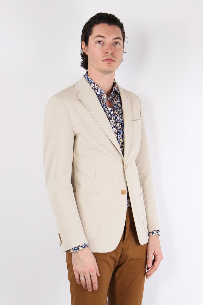 Giacca Cotone Stretch Naturale-5
