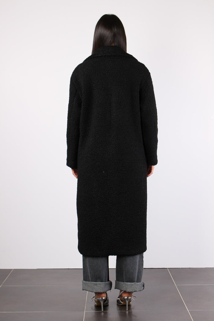 Cappotto Teddy Nero-3