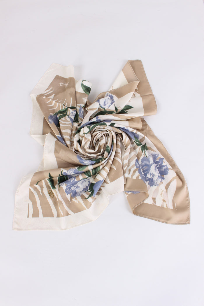 Foulard Mix Print Nat/zebra-5