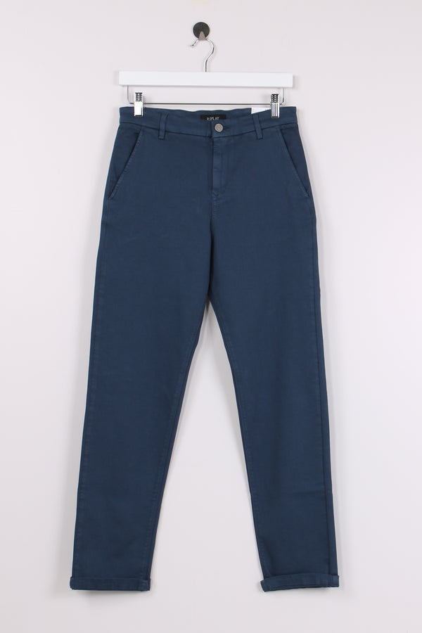 Pantalone Chino Hyperflex Blu