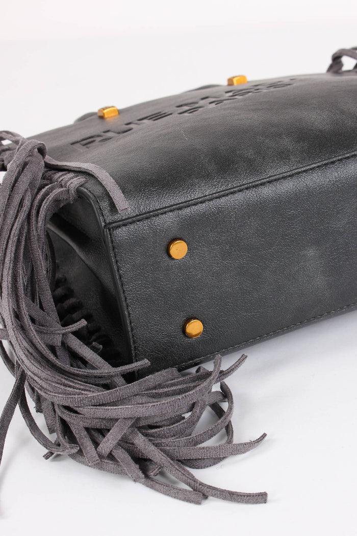 Shopping Mini Frange Vintage Black-8