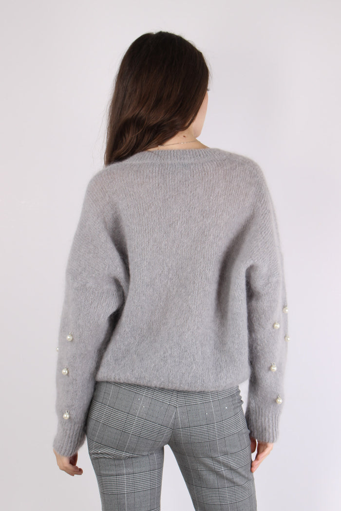 Maglia Manica Perle Ash-8