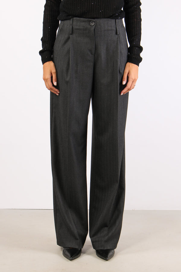 Pantalone Dritto Pences Grigio-2