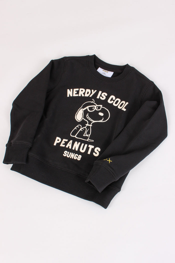 Felpa Nerdy Is Cool Nero-4