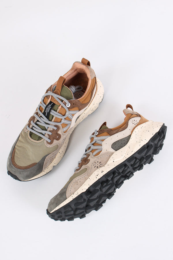 Sneakers Yamano Suede Nylon Grey/onion-2