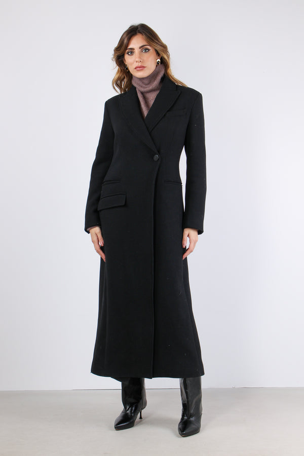 Cappotto Lungo Doppiopetto Black-2