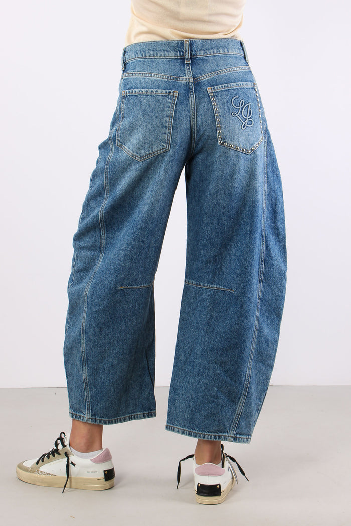 Jeans Frog Vita Bassa Denim Medio-5