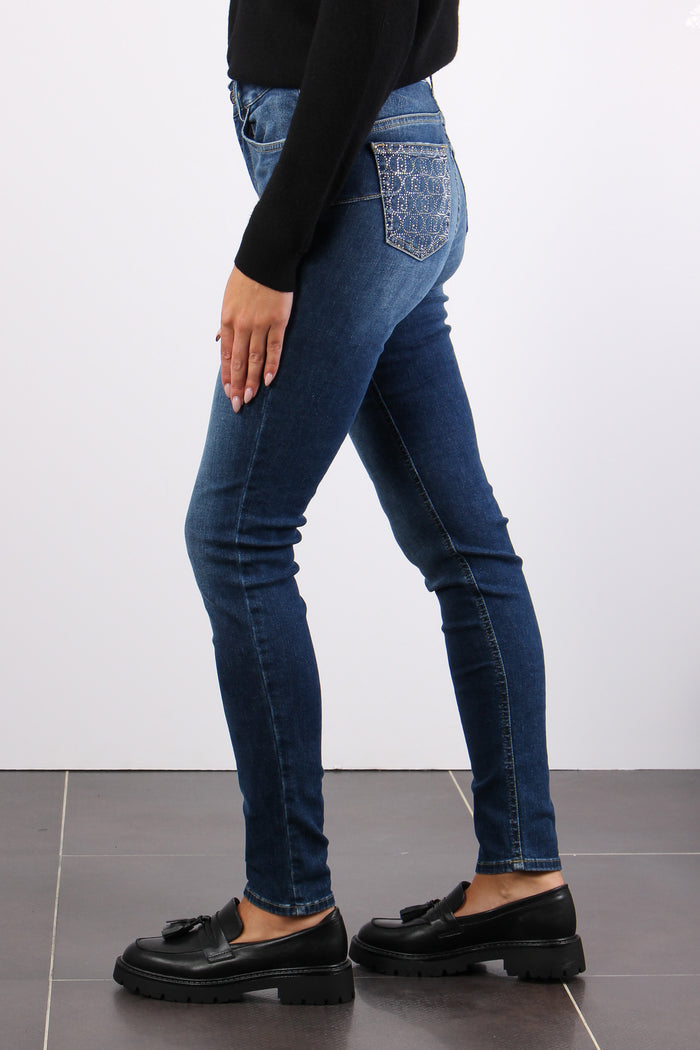 Jeans Divine Tasca Strass Denim Blue Winner-5