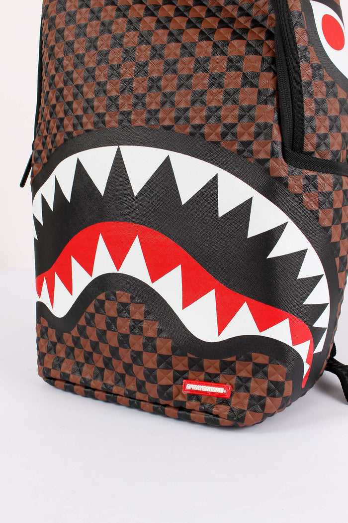Backpack Sharks Pyramid Marrone-4