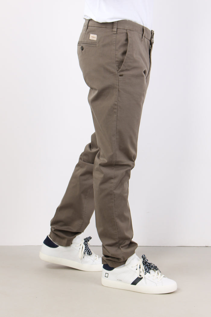Chino Slim Gabardina Grigio-3