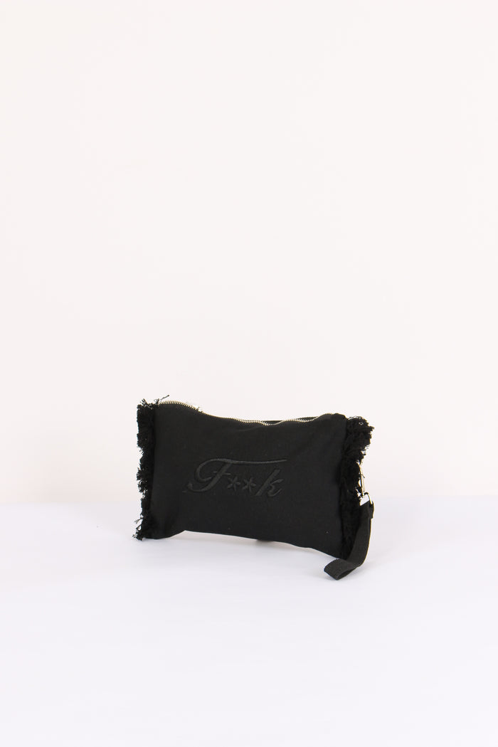 Pochette Canvas Logo Nero-3