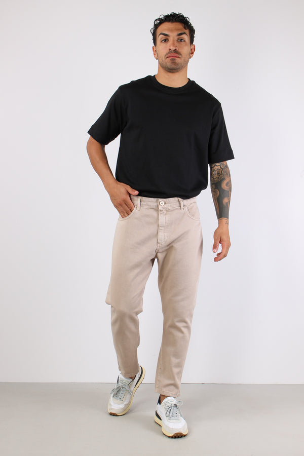 Pantalone 5 Tasche Bull Caffelatte