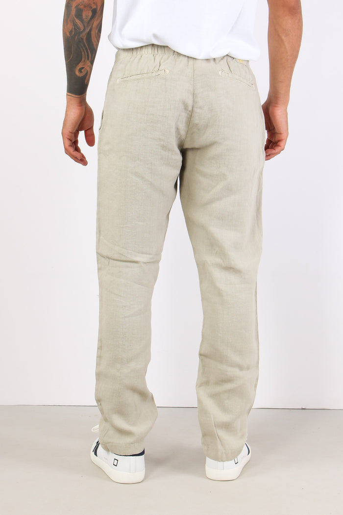Pantalone Fit Coulisse Sabbia-4
