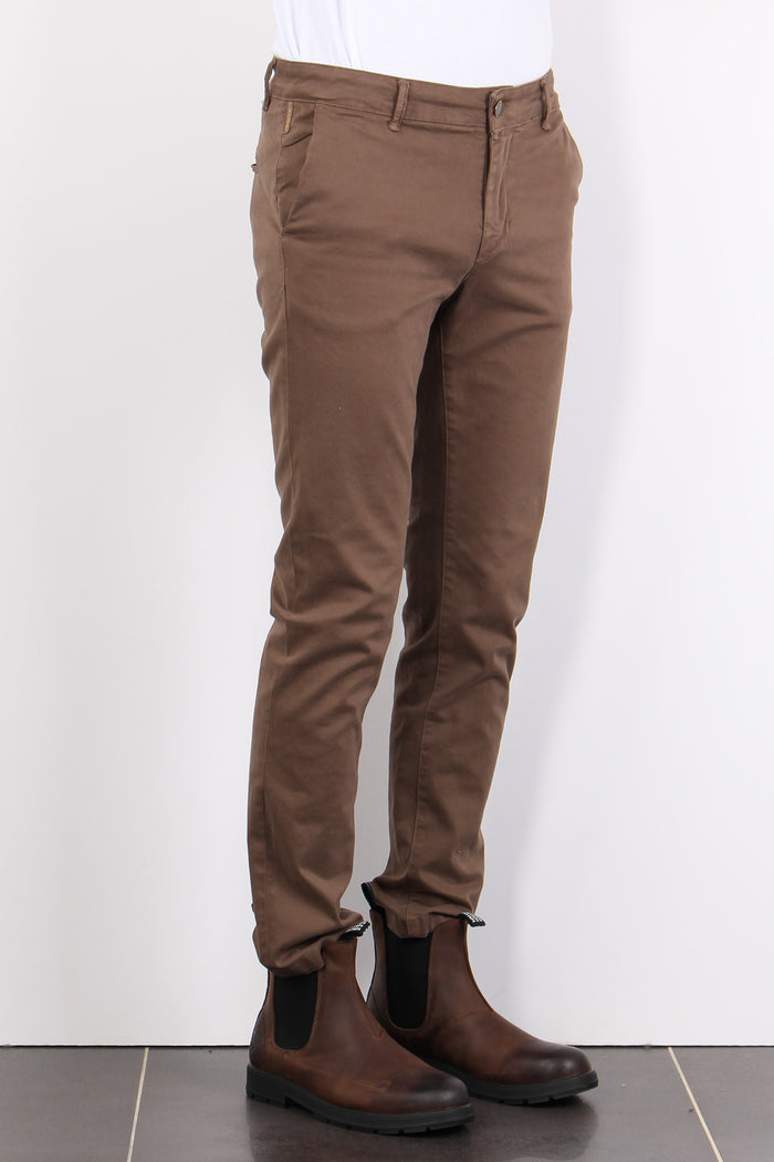 Denim Chino Slim Fit Fango-4