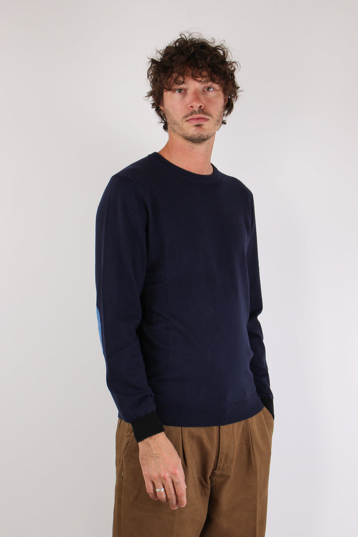 Maglia Profilo Toppa Navy Blue-6