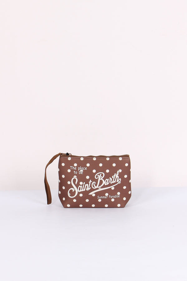 Aline Pochette Pois Moro/bianco