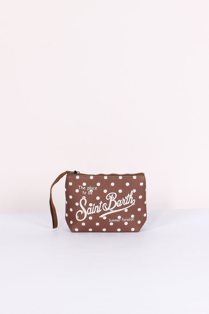 Aline Pochette Pois Moro/bianco