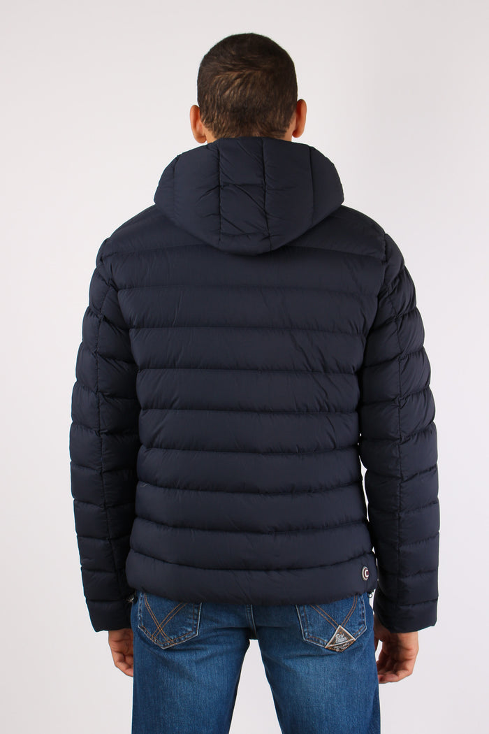 Giubbotto Basico Cappuccio Navy/blue-4