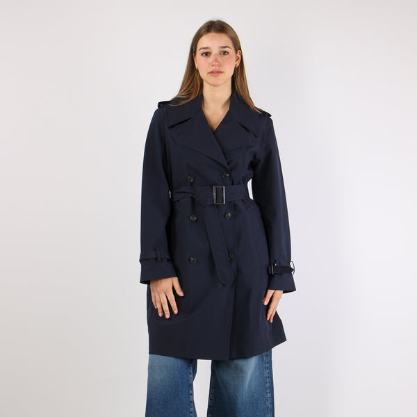 Talya Trench Medio Blue Black-2
