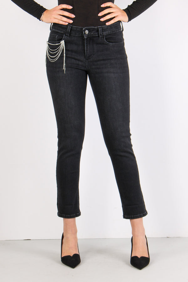 Denim Monroe Spilla Tasca Denim Black-2
