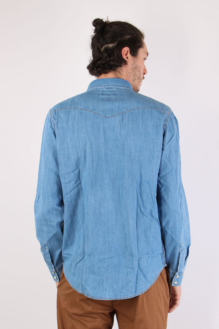 Camicia Denim Automatici Denim Chiaro-5
