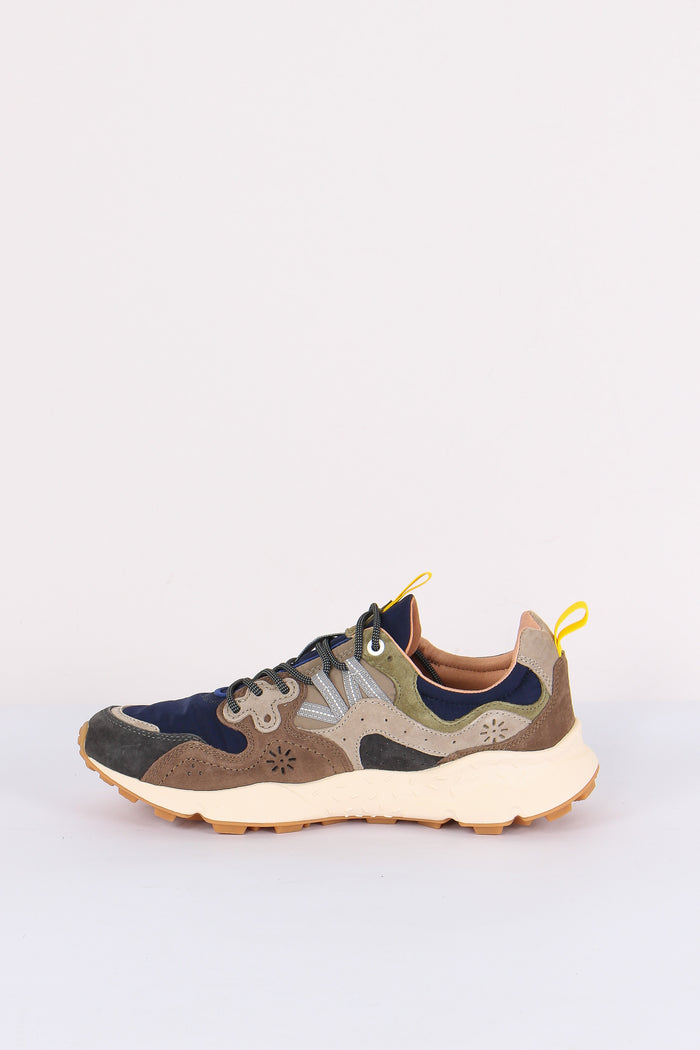 Sneakers Yamano 3 Suede/nylon Dark Grey/brown-6