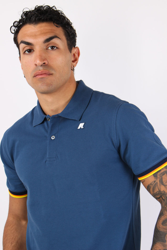 Polo Collo Contrasto Blue Insignie-8