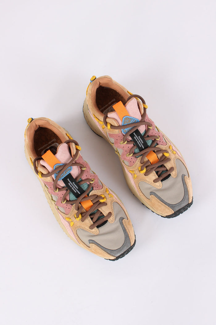 Sneakers Yamabushi Suede Nylon Cognac/taupe-4