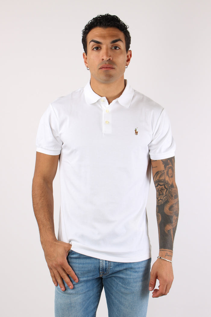 Polo Slim Fit Soft White-3