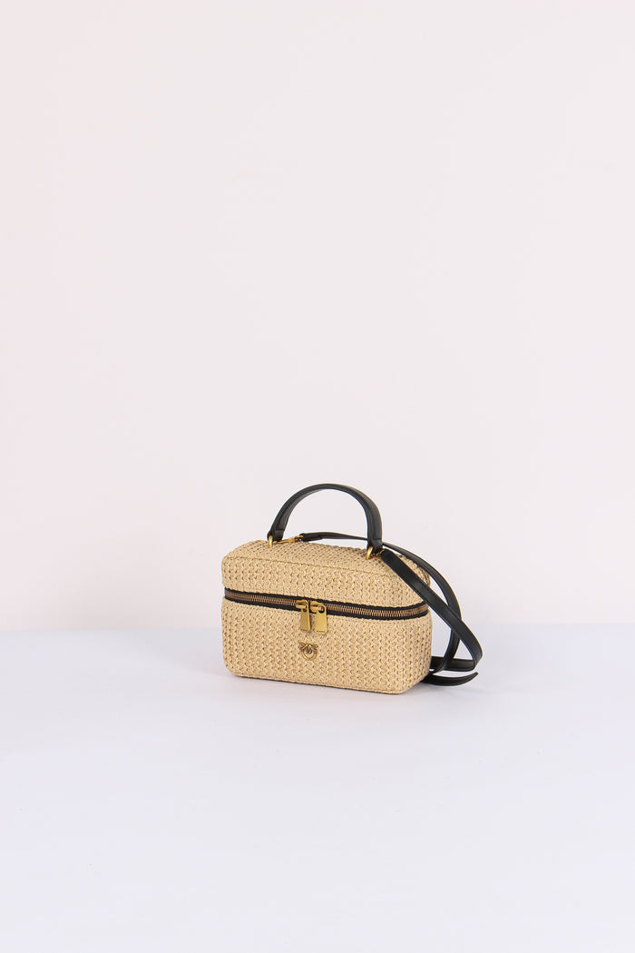 Vanity Soft Mini Rafia Rafia/nero-2