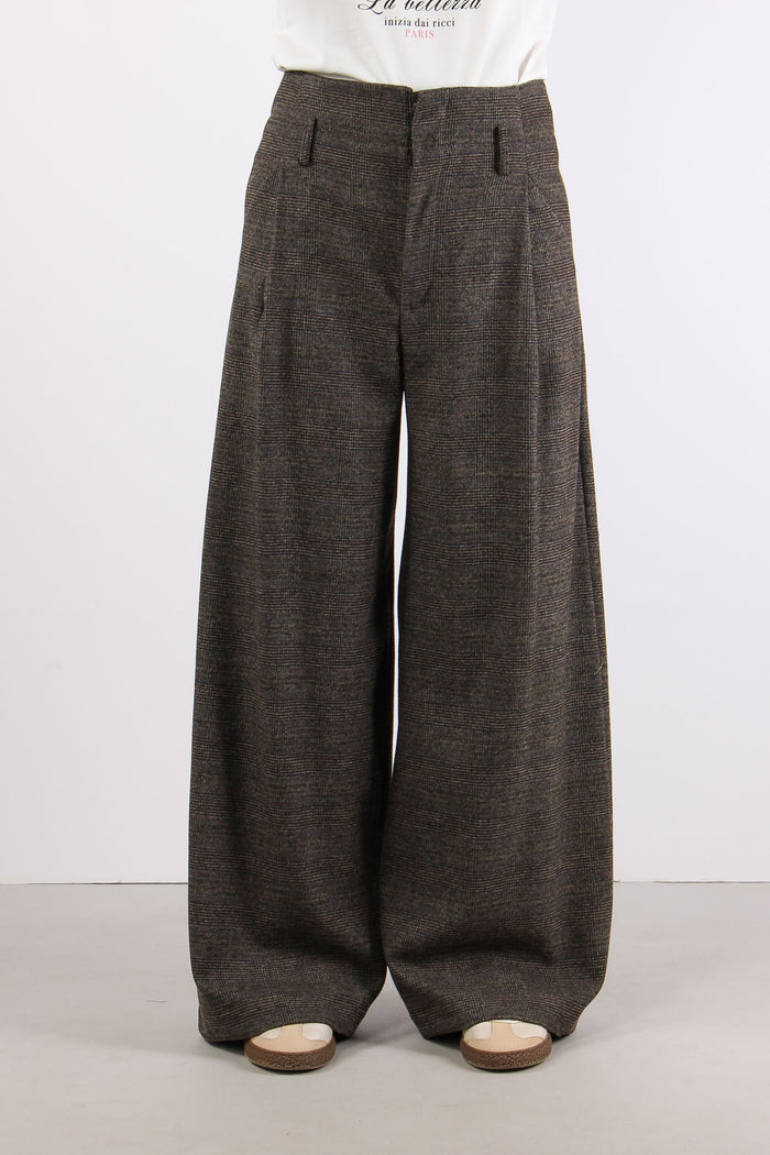 Pantalone Palazzo Quadro Moro/blu-2