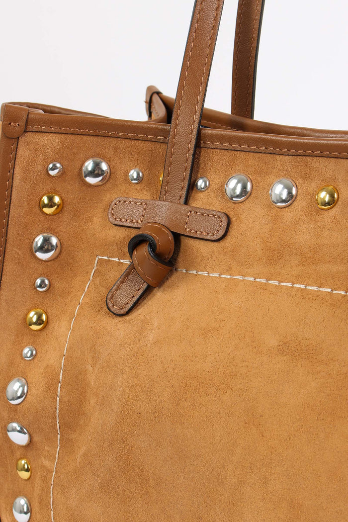 Shopping Inserto Borchie Caramello-8