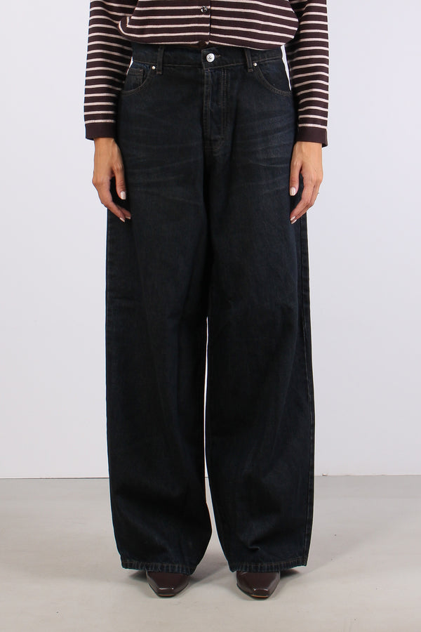 Zefiro Slouhy Denim Denim-2