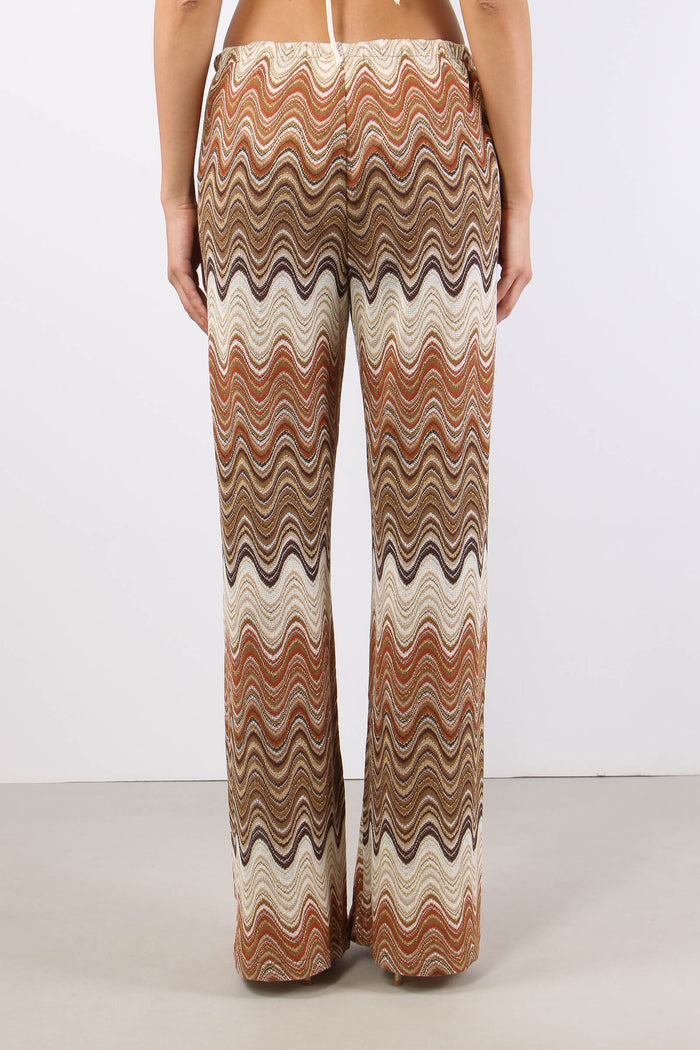 Pantalone Palazzo Onde Moro/arancio-4