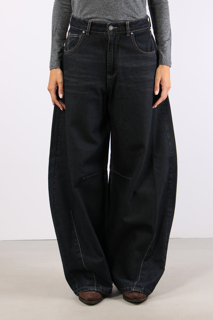 Iride Denim Baloon Rotture Denim Scuro-2