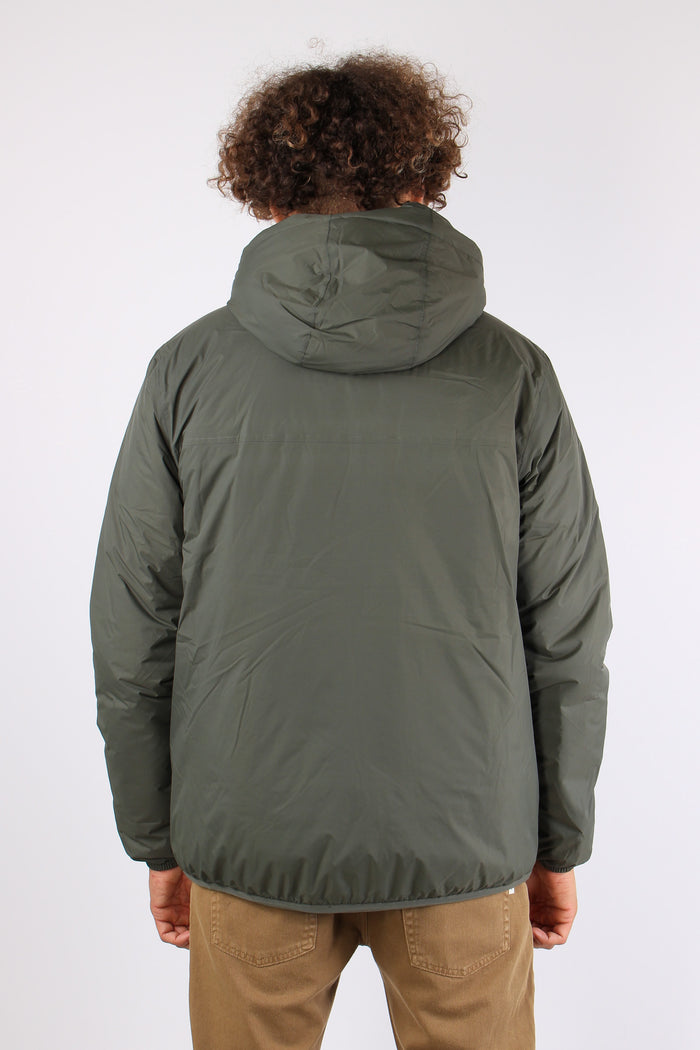 Giubbotto Inserto Teddy Green Blackish-4