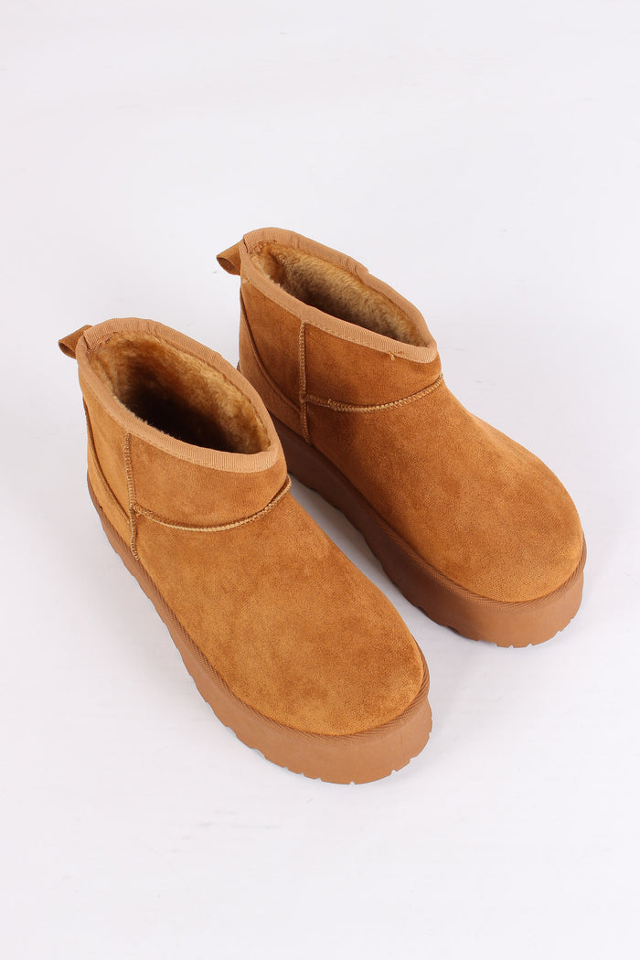 Stivale Inserto Teddy Cuoio-4