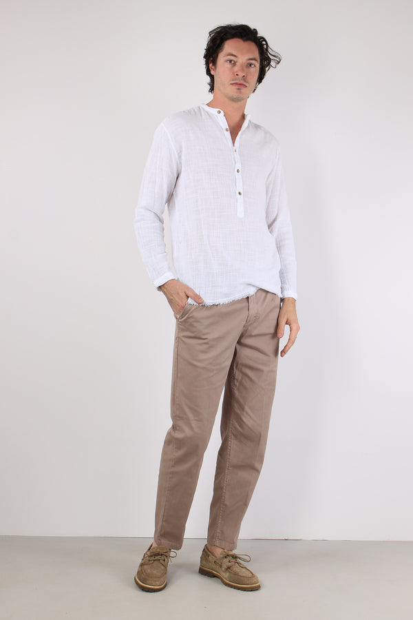 Camicia Serafino Kaftano Bianco-2