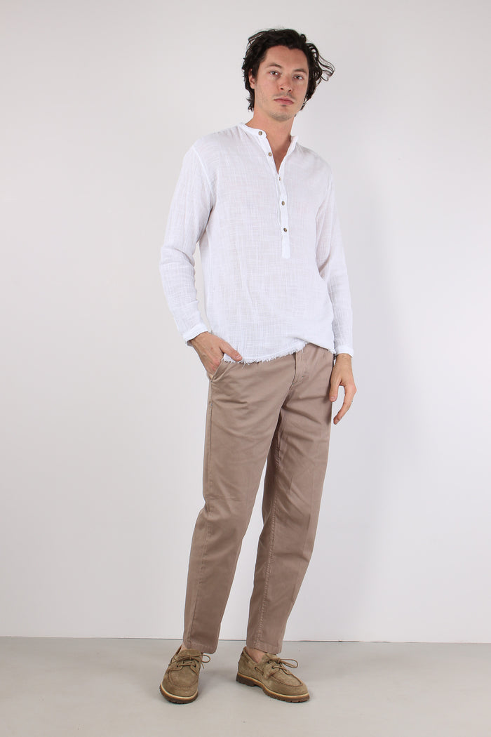 Camicia Serafino Kaftano Bianco-2