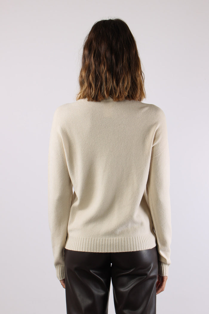 Maglia Viscosa Losanghe Panna-6